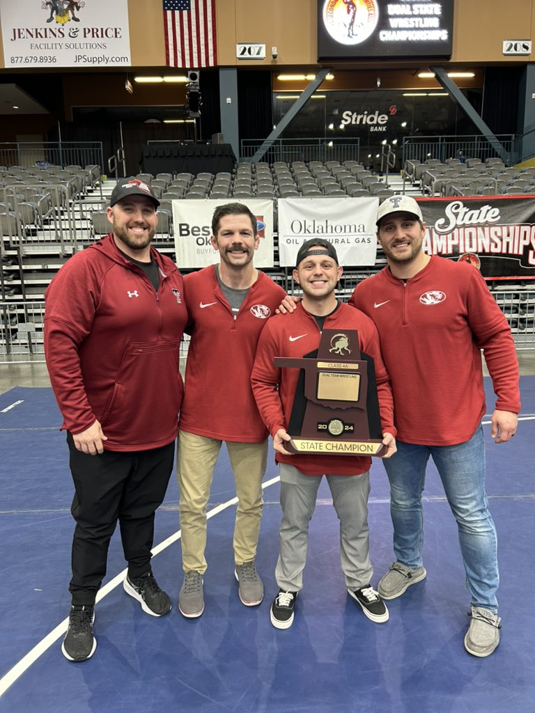 TuttleWrestling's tweet photo. 2024 4A Dual State Champions

New State Records:

21x Dual State Champs
15x Consecutive Dual State Champs https://t.co/ceGHXV6cmG