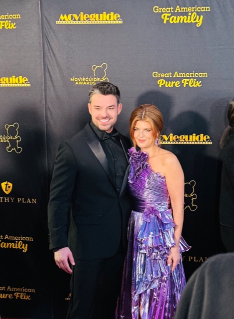 Great American Family (@gafamilytv) on Twitter photo ✨ LOOK who is on the RED CARPET at the <a href="/movieguide/">Movieguide®</a> Awards…<a href="/jesse_hutch/">Jesse Hutch</a> with his beautiful wife, Loreili! #AChristmasBlessing is nominated for the Epiphany Prize for Most Inspiring TV or Streaming Movie or Program and Best Television For Families! Jesse is also nominated for the ✨ LOOK who is on the RED CARPET at the <a href="/movieguide/">Movieguide®</a> Awards…<a href="/jesse_hutch/">Jesse Hutch</a> with his beautiful wife, Loreili! #AChristmasBlessing is nominated for the Epiphany Prize for Most Inspiring TV or Streaming Movie or Program and Best Television For Families! Jesse is also nominated for the
