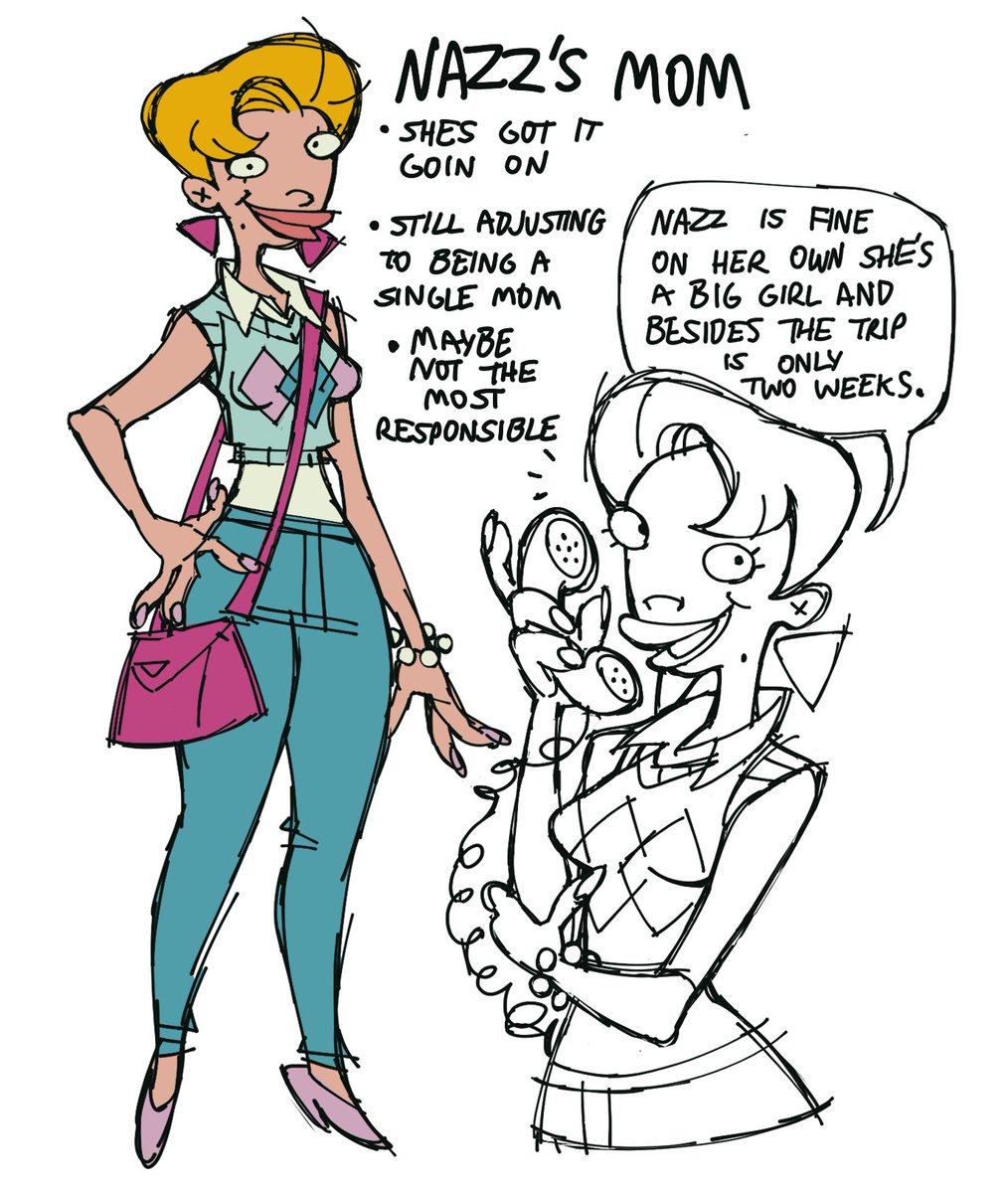 onebadnoodle_'s tweet photo. sketches for the parents of the other kids in the Cul-de-Sac https://t.co/ALnHiWAB0G