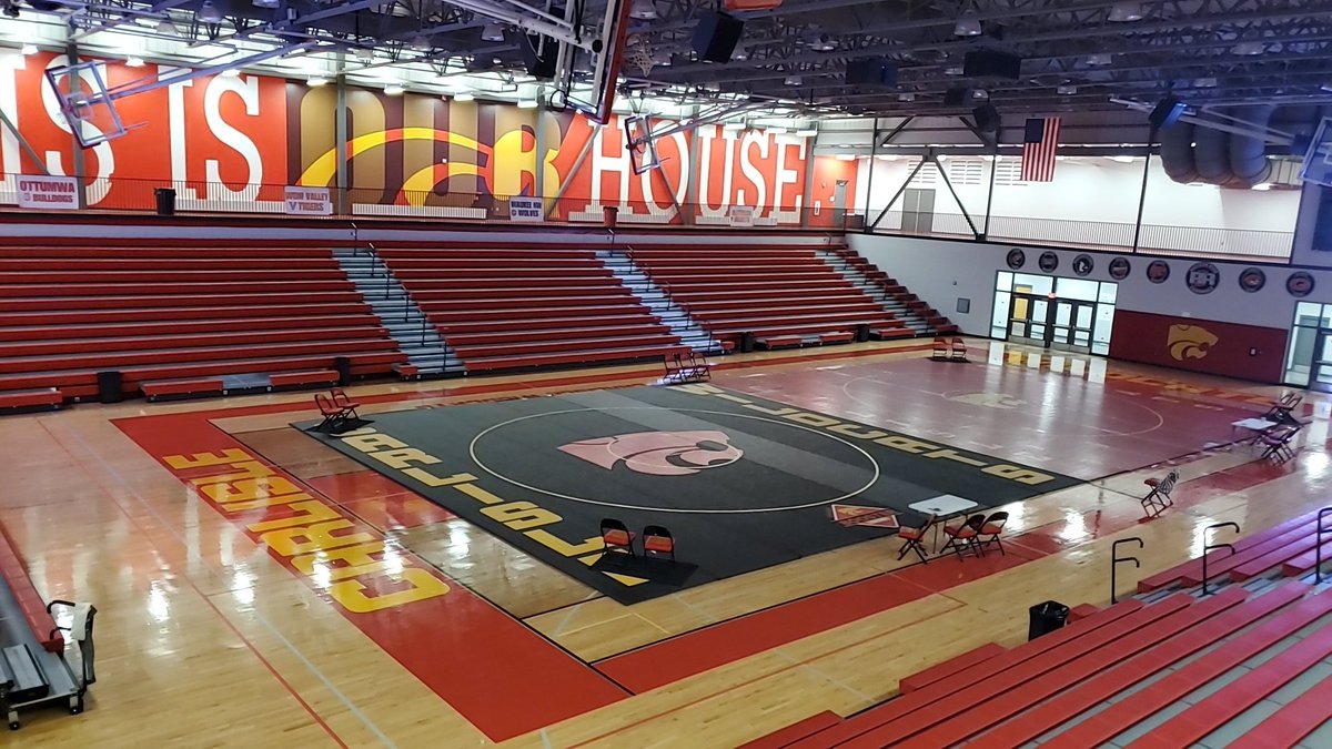 Carlislematcats's tweet photo. Carlisle ready to host Districts. The road to the Well goes through the WAC. #wildcatlegacy #gocats @chswildcatpride https://t.co/u9sp7G5FHM