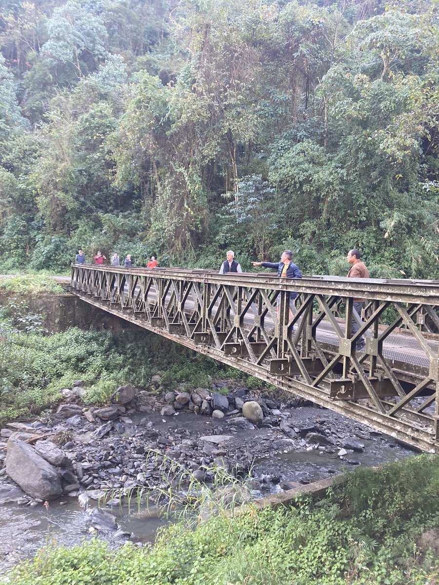 SimonLeney's tweet photo. Bailey Bridge in the middle of the Naga Hills on the road to Jessami #forgottenwartour https://t.co/PuqGkRZtmi