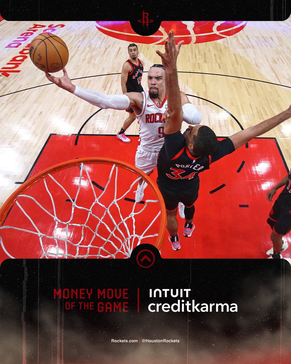 HoustonRockets's tweet photo. DB brought a spark in the 4th β‘οΈ
@CreditKarma | #MoneyMoveoftheGame https://t.co/52gvYkztTI