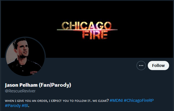 JasonPelham's tweet photo. // hey, @RescueReviver I would very much appreciate it if you sourced your own profile picture and didn't steal the one created especially for my account and my muse. https://t.co/1oeEdOvTVn