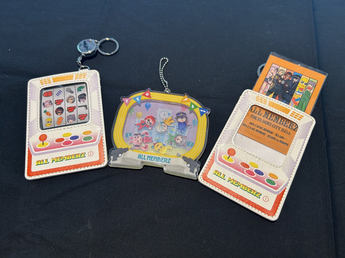 ALL MEMBERZ 全体グッズ情報！】 Tシャツ＆マフラータオルは、異なる