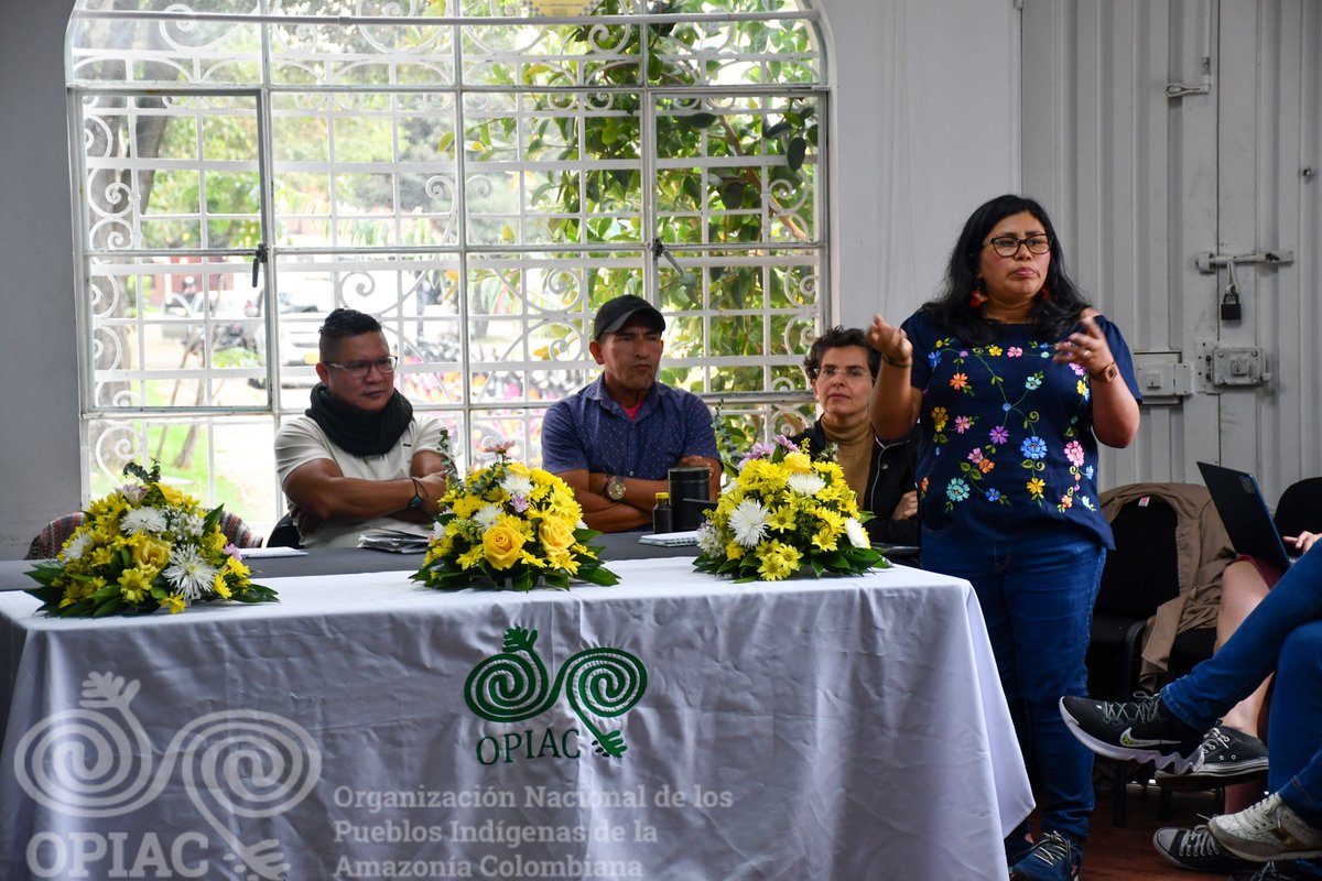 📢✨ En la Primera Sesión del Comité para el Proyecto Plan de Protección y Seguridad Jurídica de los Territorios Indígenas de la Amazonía Colombiana, Coordinador General, Oswaldo Muca Castizo, resaltó el papel esencial de los pueblos indígenas como guardianes del territorio.