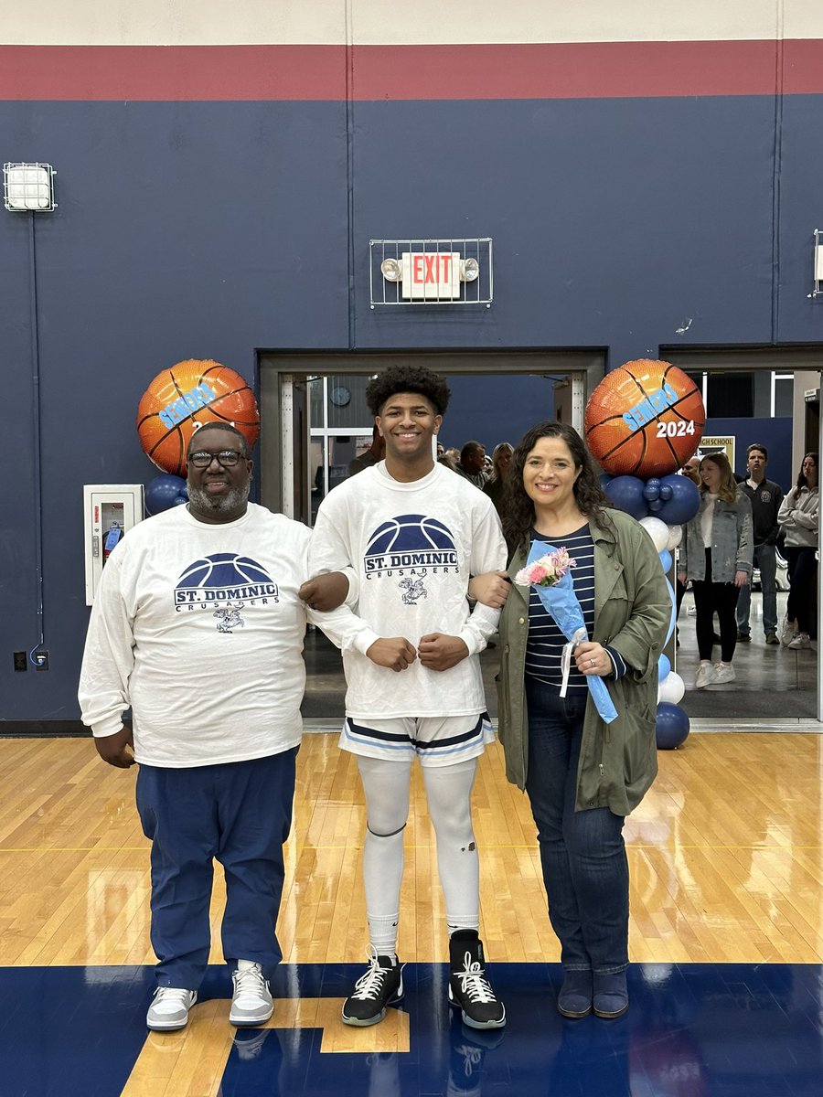 Congratulations to David Moore on his <a href="/SDHSBBall/">StDominic Boys BBall</a> Senior Night!
  David is still undecided on his college for next year, but plans to study marketing.