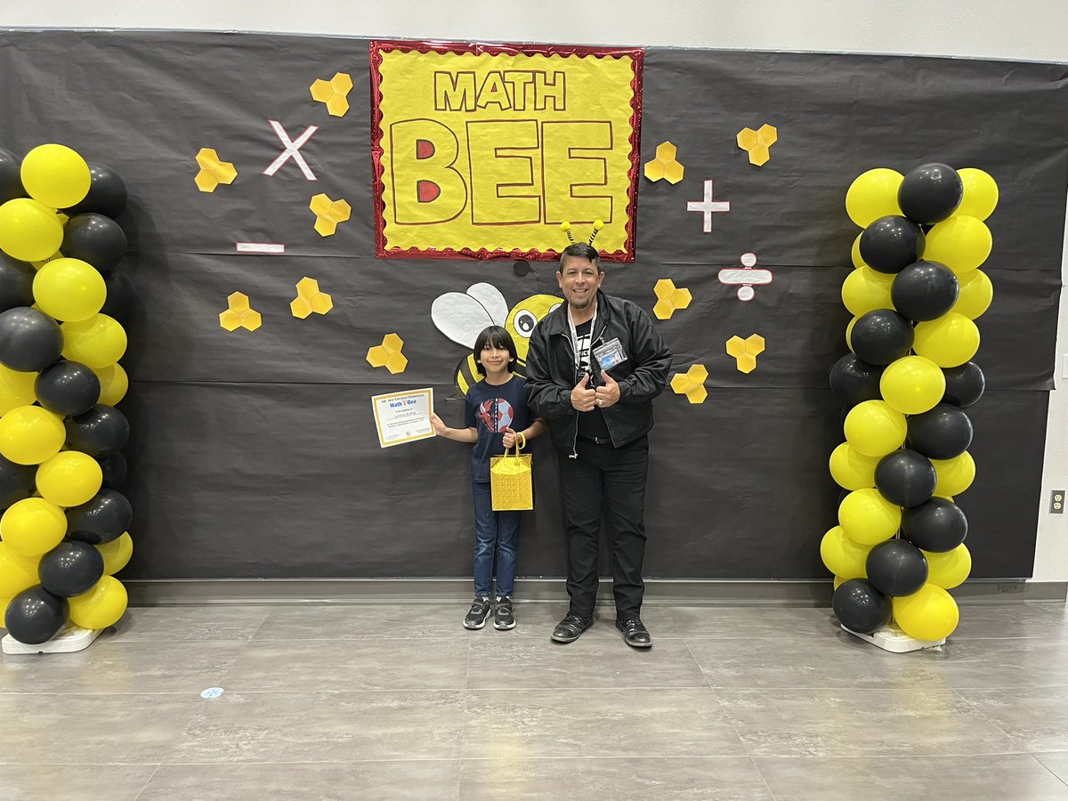 ELicon_JCE's tweet image. Math Bee winners! We are ready for district! Go Buffs! #MathBee #TeamSISD #BuffVengers #JCE