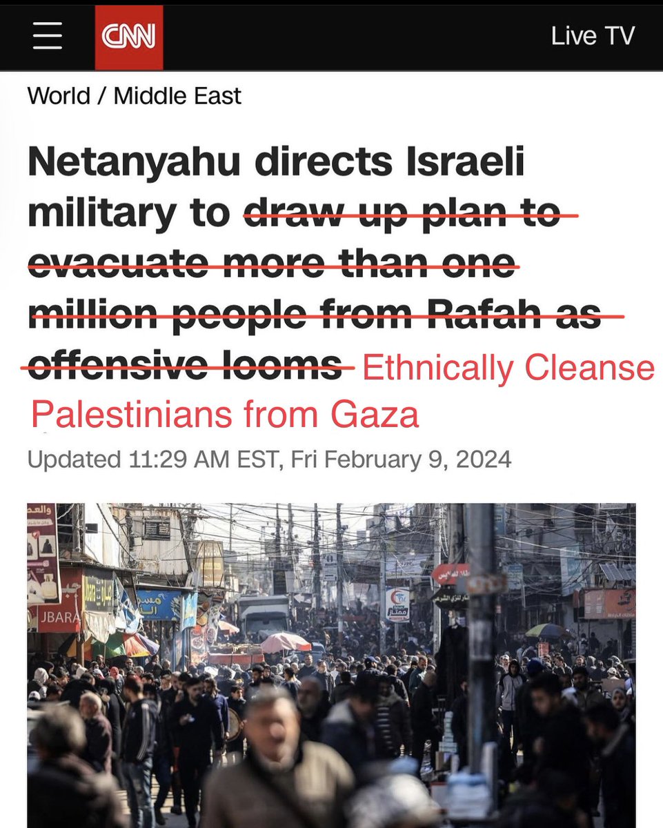 AssalRad's tweet photo. So many words to pretend what’s happening isn’t a crime against humanity. https://t.co/p42l45JOvF
