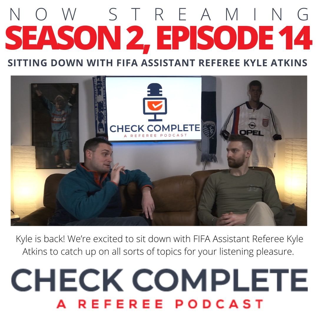 check_complete's tweet image. The audio version is now live on Spotify and Apple Podcasts. Get it while it&apos;s HOT!

@PROreferees  @KSYouthSoccer  @FIFAWorldCup  @FIFAcom  @FutSalRFEF  @Concacaf