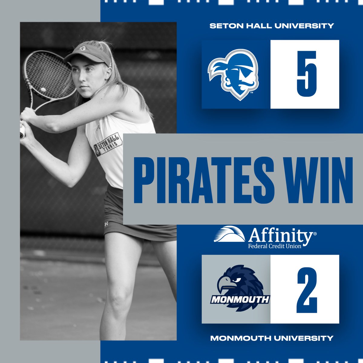 Five solid singles wins from our squad give us the team victory! #HALLin 🎾
<a href="/AffinityFCU/">AffinityFCU</a>