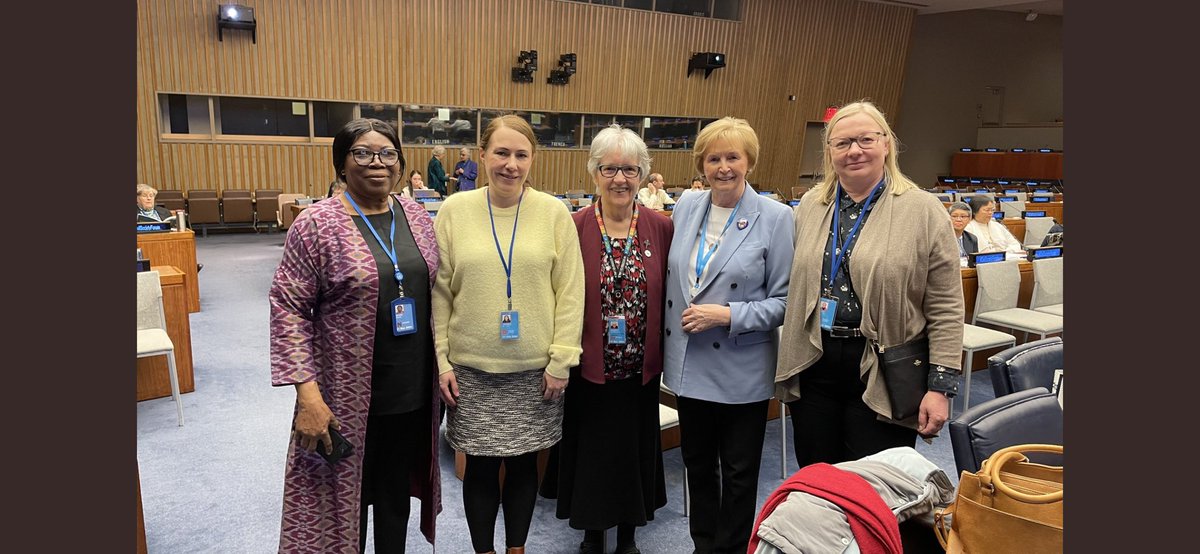 It has been such a privilege to speak on behalf of Civil Society at the UN in New York with friends from Ireland and Finland speaking on behalf of our grassroots members globally- those furthest left behind in our world. ⁦⁦@UNANIMAIntl⁩ ⁦@IPA_UN⁩ ⁦@NGOCSocD⁩
