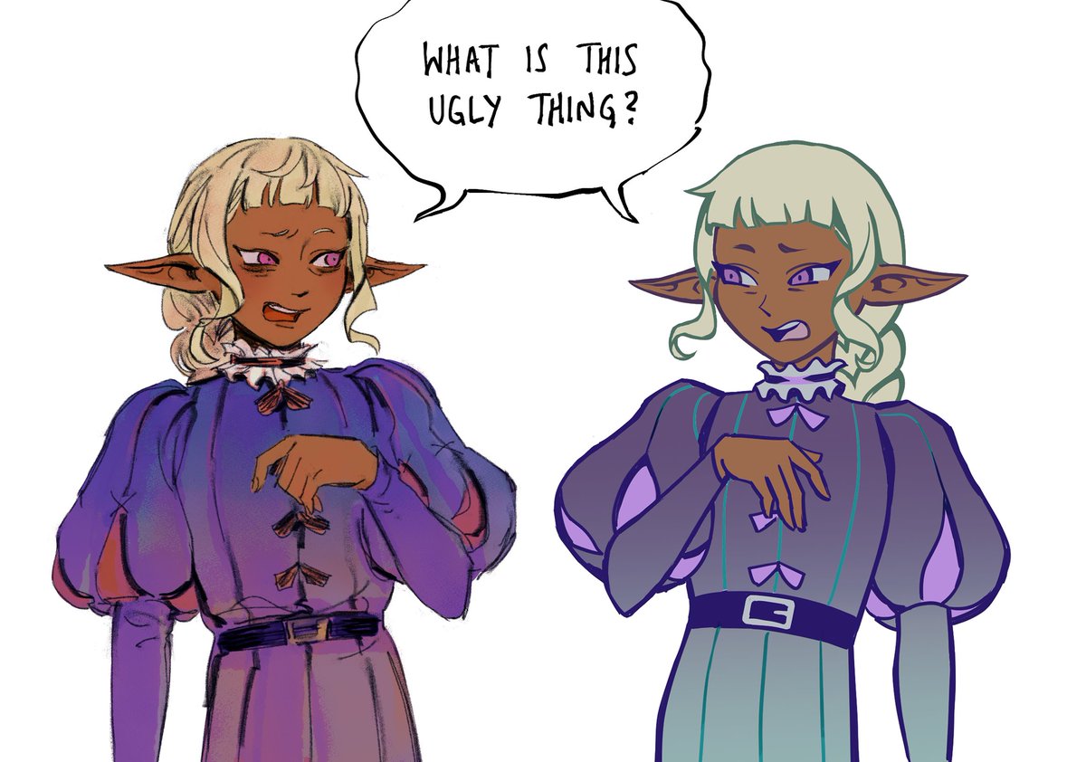 evil art style challenge?! featuring thistle as the poor volunteer. 
