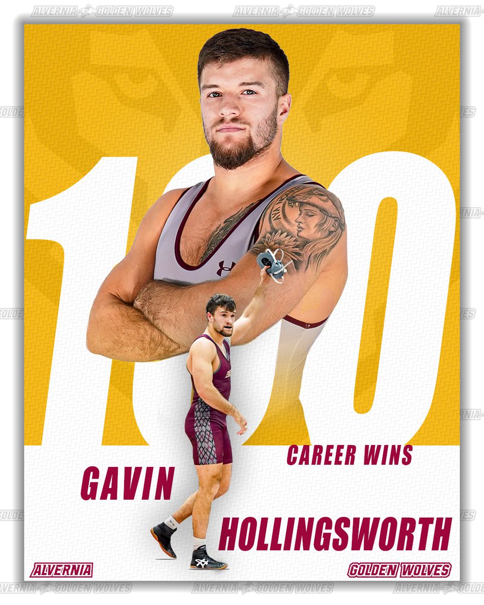 Gavin Hollingsworth picked up his 100th career win tonight with a technical fall at 184 lbs! He is the second wrestler in program history to reach the milestone. Congrats Gavin!