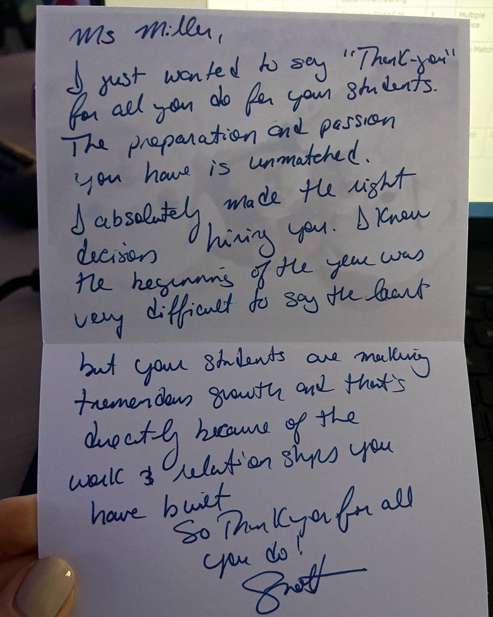 Nothing like a fun Friday and an encouraging note from your principal to end the week! Super Bowl fun on Monday!