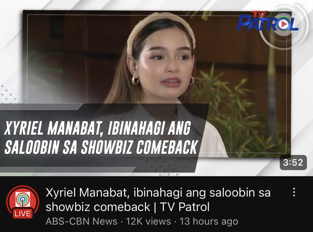 🚨 an entire showbiz news segment for HER!

xyriel manabat slowly getting back the recognition she deserves! 👏🏼😍