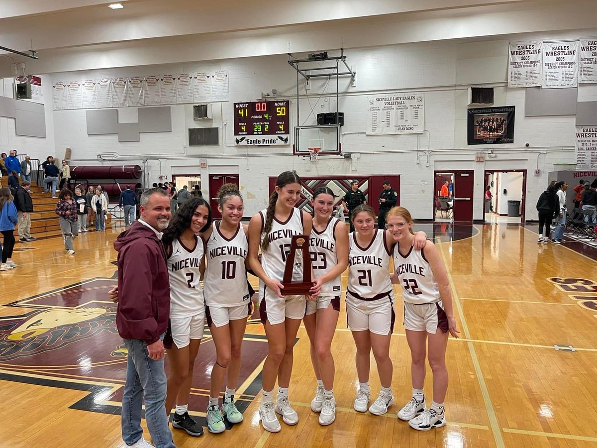 Niceville Eagles Women's Basketball π¦
 (@eaglesniceville) on Twitter photo First District Championship since 2019. We now sit and wait! Tomorrow is the State Playoff release show. 2pmET on <a href="/FHSAA/">FHSAA</a> YouTube! First District Championship since 2019. We now sit and wait! Tomorrow is the State Playoff release show. 2pmET on <a href="/FHSAA/">FHSAA</a> YouTube!
