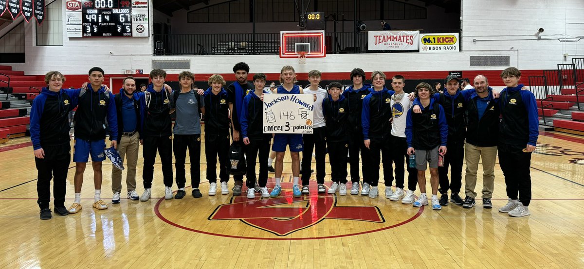 GeringBball's tweet photo. Great road win tonight at McCook, 67-49. An all around great defensive effort and locked in mentally. Congrats to Jackson Howard on breaking the career 3 point record! #GODAWGS https://t.co/m2bV6IbRvg