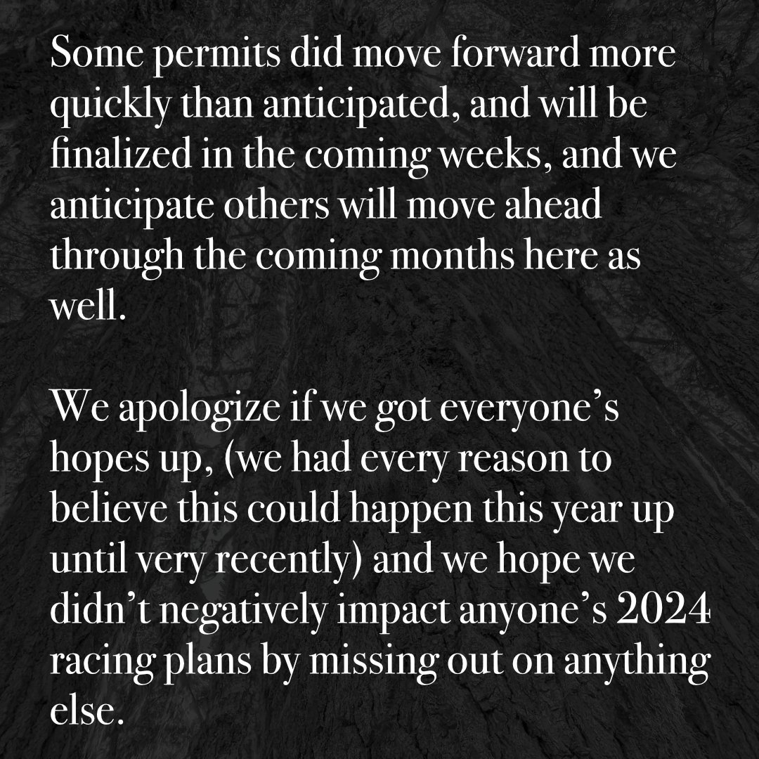 CoastMtnTrail's tweet photo. Chilliwack race update 1/2 https://t.co/58xoEjNxvd