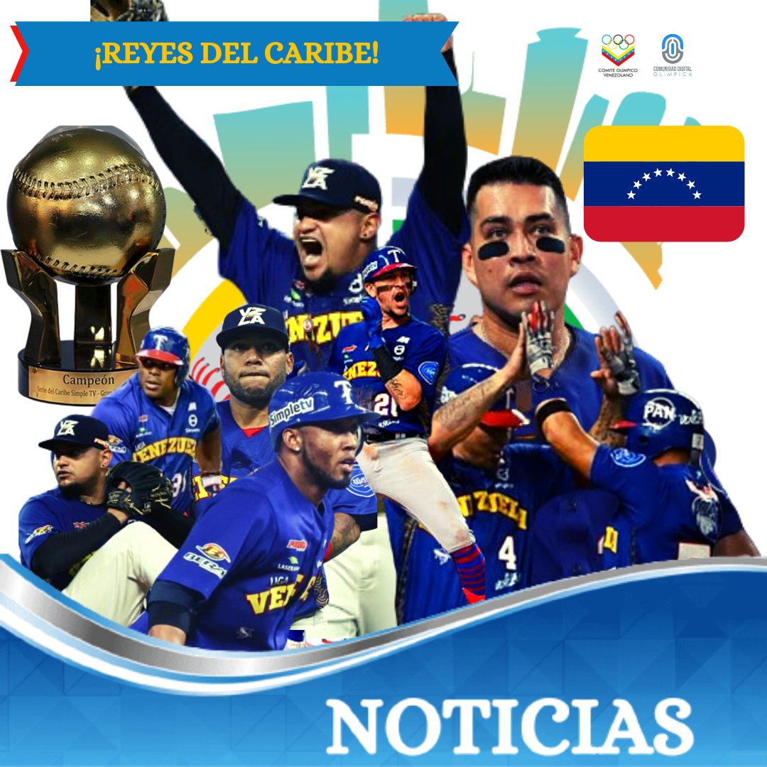 #10Feb 📢¡REYES DEL CARIBE!
-
⚾️🇻🇪🥇🏆
