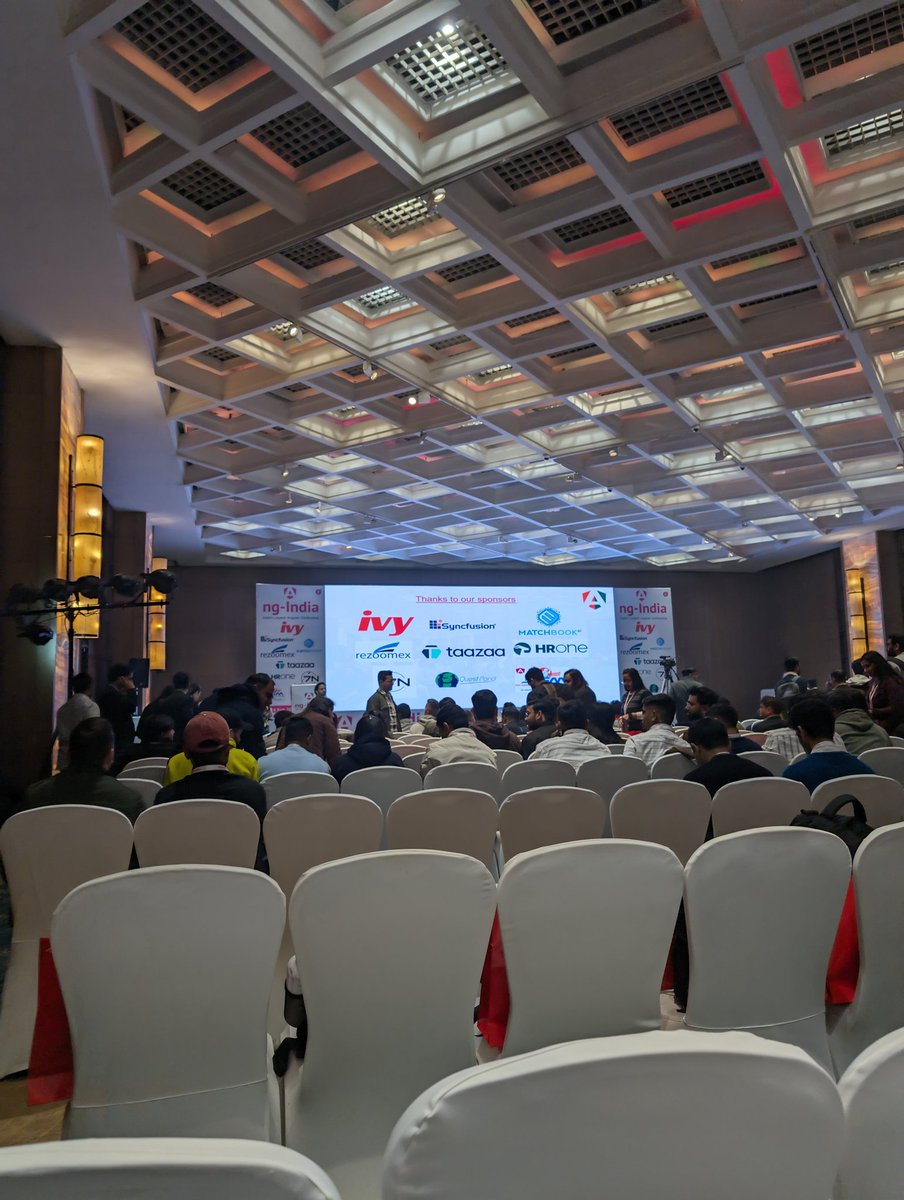 ksv8888's tweet photo. Let's start #nginida #ngindia24 https://t.co/3lTKMgyFOm