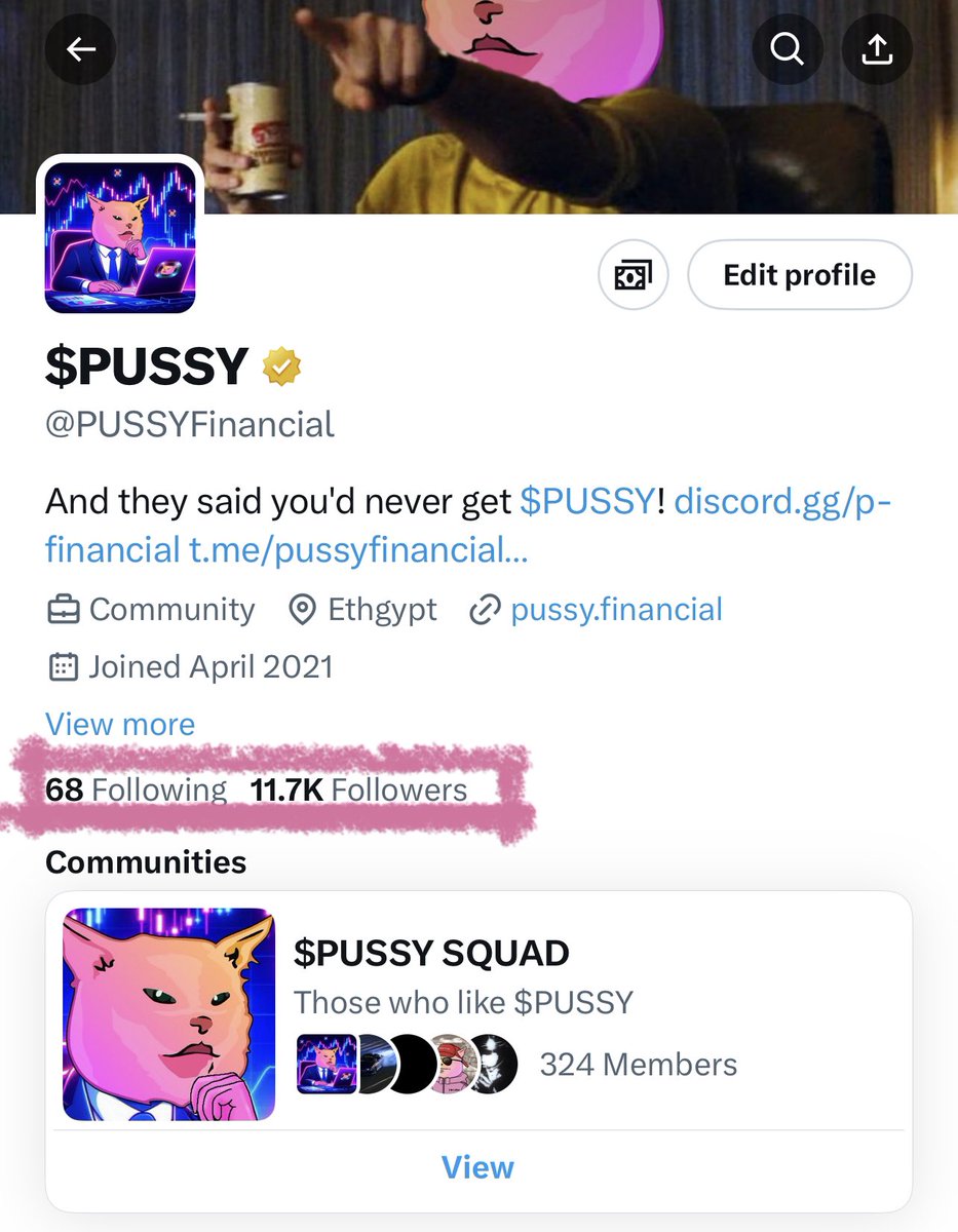 PUSSYFinancial's tweet photo. Who’s gonna be 69? 👀 https://t.co/O6wp7whxa4