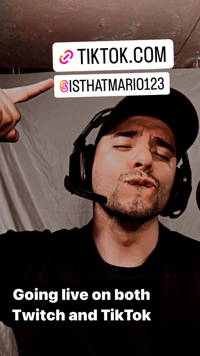 IsThatMario123's tweet photo. Twitch 
⬇️⬇️⬇️
https://t.co/sWp4CQWdXO

TikTok
⬇️⬇️⬇️
https://t.co/94uNulV8eg

Going live come check me out https://t.co/1urJd1sEIy