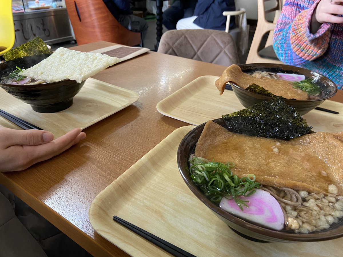 山内さん深津さんと一緒にいも家族Cafeにてフードリボン購入しました🎀
お蕎麦もお芋もおいしかった…

#フードリボン
#フードリボン祭り