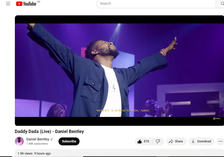 IyinAdeleye's tweet photo. Thank you Minister @DxBentley for using the song "Daddy Dada" to remind us of the Fatherhood of God. God bless you, Sir. The Lord is making a name for Himself with your life and the songs He gives to you. I love you, sir. I bless the moment we met at Bowen University.
#DaddyDada https://t.co/B7zBVHXwFY