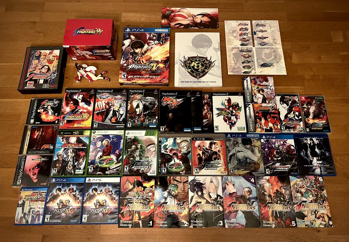 Updated KoF collection pic.
#TheKingOfFighters 🤜🏼🔥