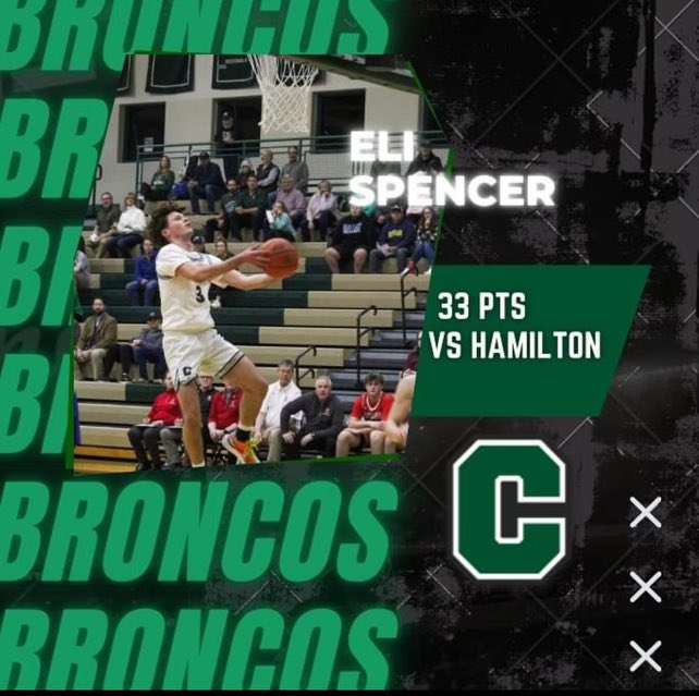 West Michigan Lakers (@wmlakersbball) on Twitter photo If you didn’t know…you do now! <a href="/3lispencer/">Eli Spencer</a> (2024 Laker) is a SNIPER! His Broncos defeated a tough Hamilton team tonight and Eli was 11-14 FG and 9-12 from 3-pt!!!! He finished with 33 pts. while setting a Coopersville record - 9 3’s made in a game! Yessir, E! #LakersTogether If you didn’t know…you do now! <a href="/3lispencer/">Eli Spencer</a> (2024 Laker) is a SNIPER! His Broncos defeated a tough Hamilton team tonight and Eli was 11-14 FG and 9-12 from 3-pt!!!! He finished with 33 pts. while setting a Coopersville record - 9 3’s made in a game! Yessir, E! #LakersTogether