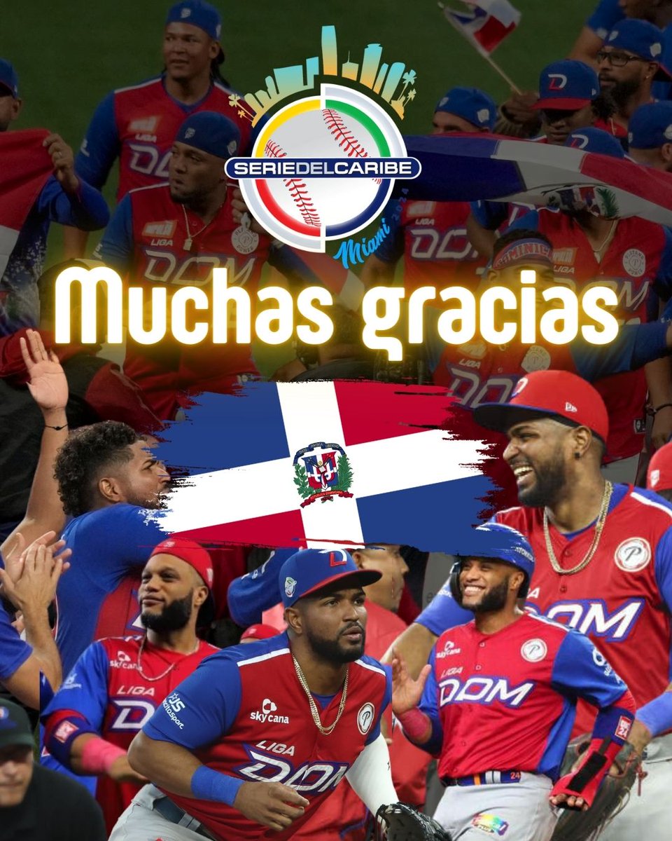 ⚾|#𝐒𝐞𝐫𝐢𝐞𝐝𝐞𝐥𝐂𝐚𝐫𝐢𝐛𝐞𝐃𝐋| ¡Gracias por luchar con gallardía hasta el final!

#DiarioLibre #DeportesDL #Béisbol #SeriedelCaribeRD #Miami #DiarioLibreUSA