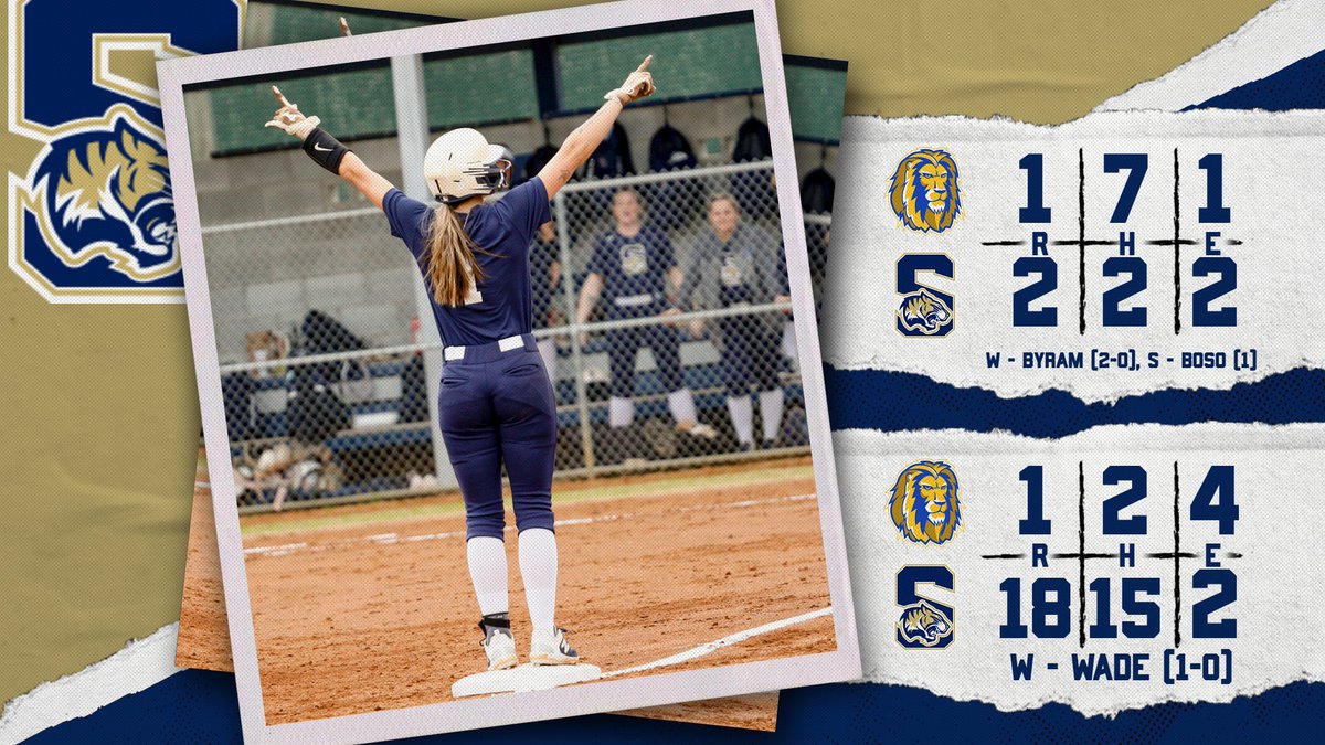 𝙎𝙊𝙁𝙏𝘽𝘼𝙇𝙇 @GoStillmanSB (6-0) swept Oakwood on Friday in the home opener at @StillmanCollege Softball Complex 📰 gostillman.com/news/2024/2/9/… NEXT: Saturday, Feb. 10 at Birmingham-Southern, 10 a.m. DH