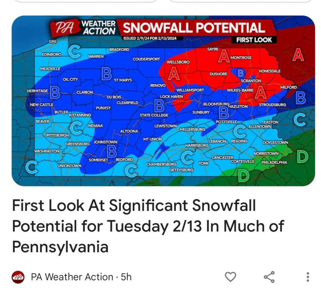 CandaceForPA's tweet photo. In case any voters out there wonder why we spent the last month badgering the heck out of everyone about mail in ballots....this is why. It's February. 

#snow
#snowfall
#gotv 
#vote
#evenifitsnows https://t.co/tjTn8g99PY