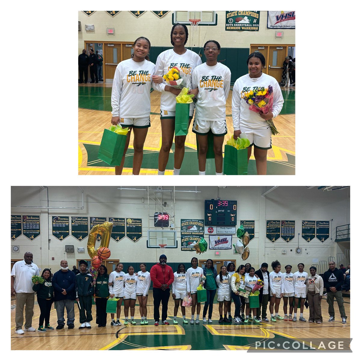 hhs_prncpl's tweet photo. Senior Night for our Lady Warriors!!! Congratulations on all your successes! We can wait to root for you on all your future endeavors!! @HenricoHighSch 💚💛 @DSAPBaisey @ehphelps https://t.co/rnGytUR5mH