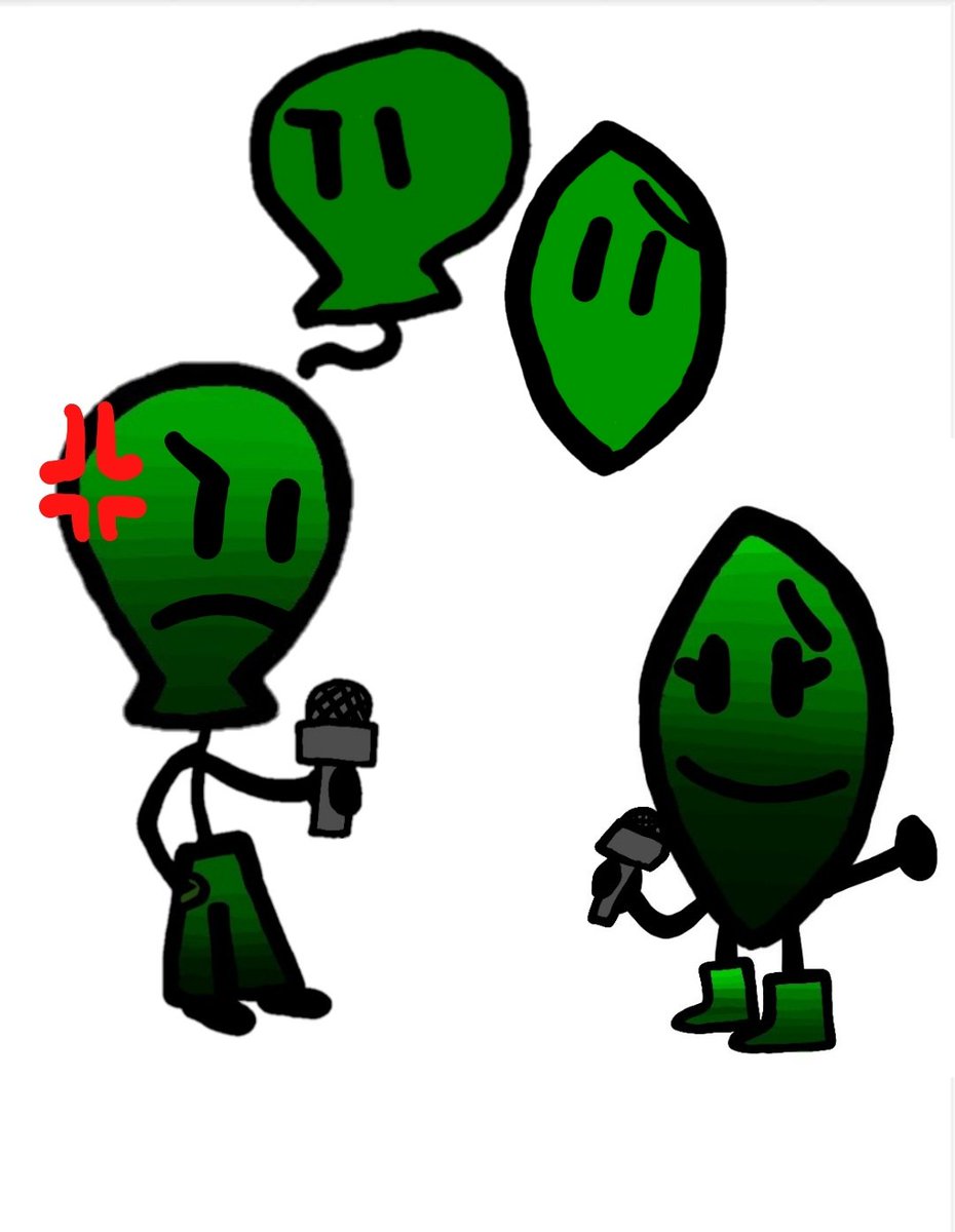OSCerealyt's tweet photo. Made this little 17 Bucks Bfdi thing with Balloony And Leafy lol https://t.co/VsiEFyVbT2