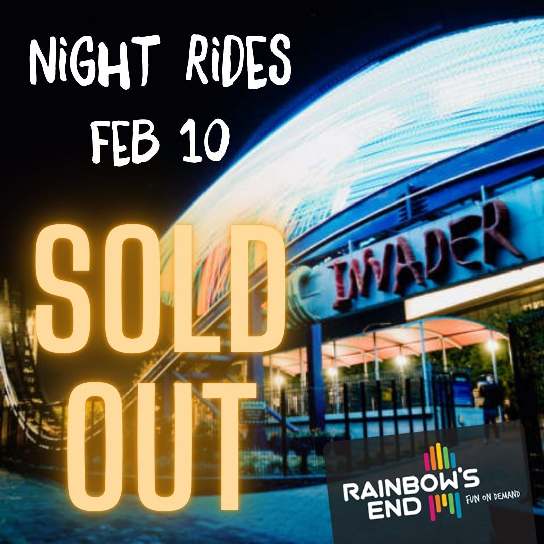 ⛔ Feb 10 Night Rides - SOLD OUT⛔ 

Only 2 more nights left in the series! BOOK ONLINE so you don't miss out
BOOK NOW>>> bit.ly/3RV89FO