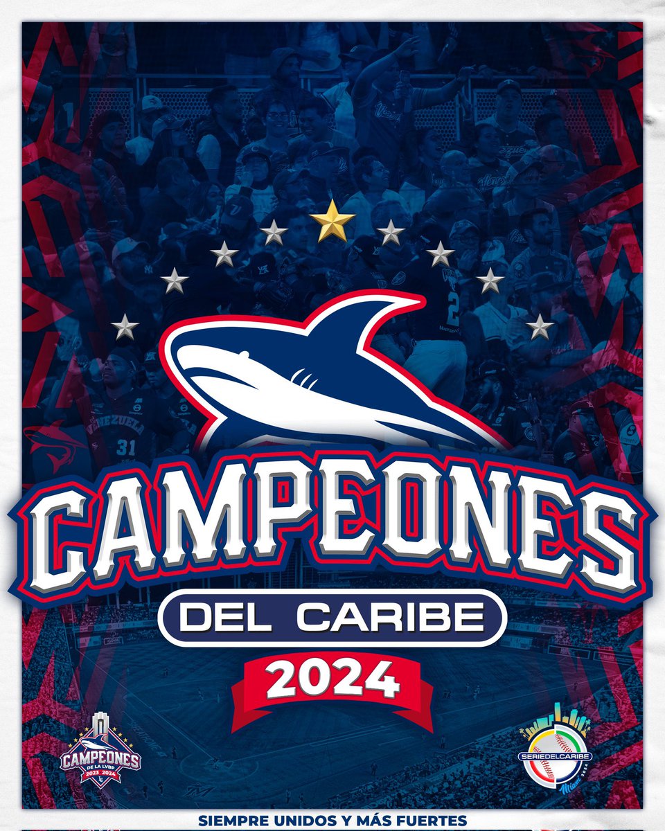 PrecisionDva's tweet photo. Tiburones de La Guaira (Venezuela) son los campeones de la Serie del Caribe tras derrotar a los Tigres del Licey (República Dominicana), 3 carreras por 0 en la gran final.

📌 Es el 8vo título para Venezuela en la historia del torneo.

#Beisbol #SerieDelCaribe #PrecisionDva https://t.co/08M4GcbltD