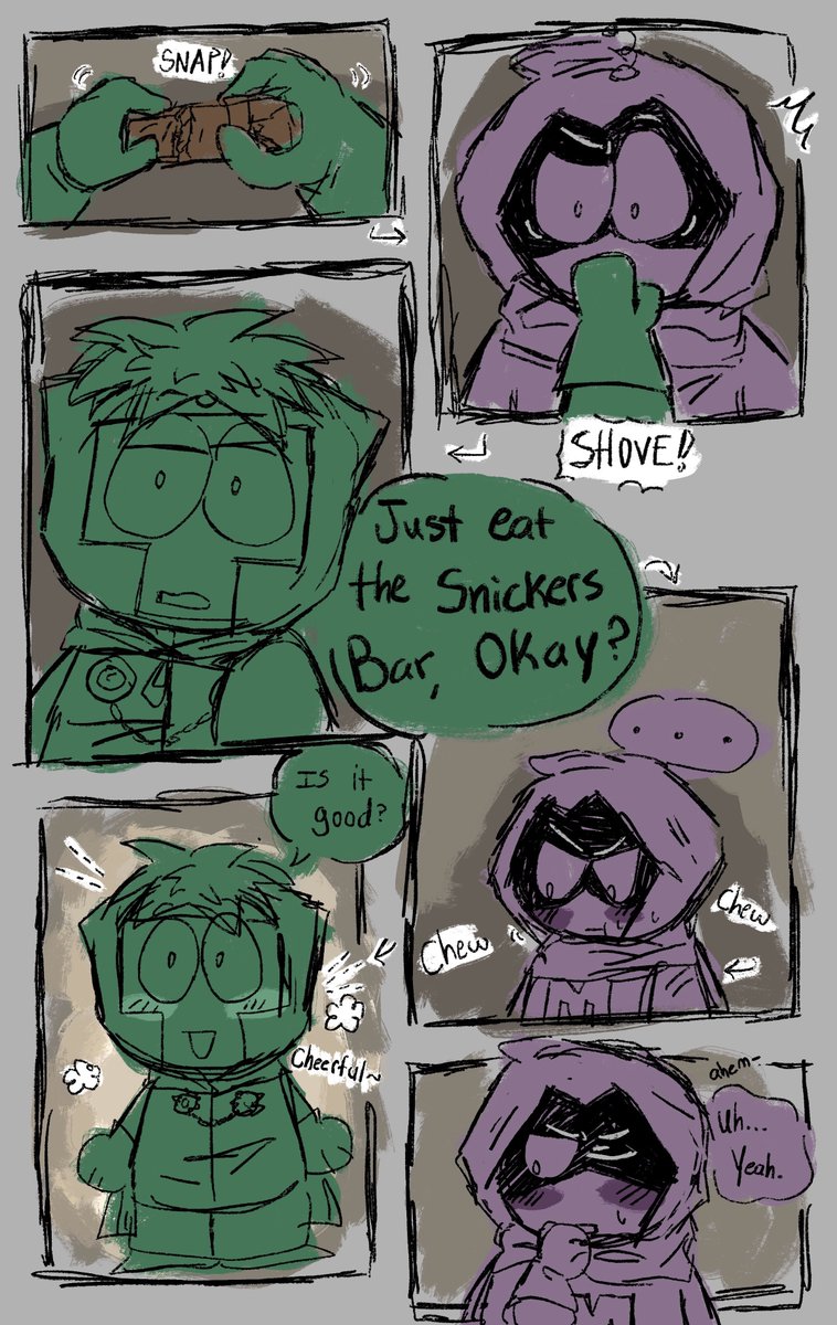 old mysterqueer and professor gayass mini comic i never let see the light of day #southpark #spcomic #spmysterion #spprofessorchaos #spbunny #southparkfanart