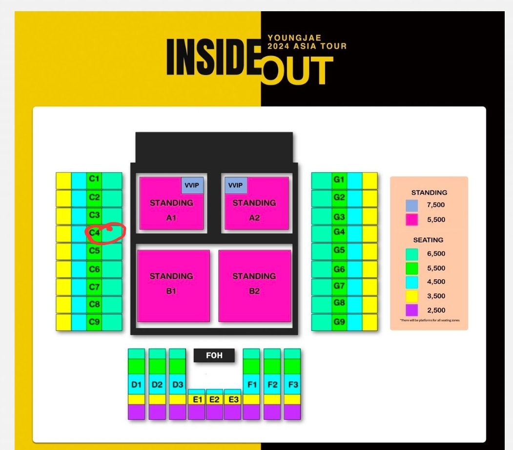 LJB_DefSoul's tweet photo. ปล่อยบัตร #INSIDEOUTYOUNGJAE

วันเสาร​์ที่ 16 มีนาคม
บัตร 5500-
C4 (2ที่ติดกัน)​ ฝั่ง���้าย
เลขที่นั่ง  K 37 K 38 ค่ะ

ปล่อยบัตรตามราคาที่กดเลย ไม่บวกเพิ่มค่า Dm ได้เลยน้า

#INSIDEOUTinBKK  
#INSIDEOUT 
#2024YOUNGJAEinBkk https://t.co/rS1GoZISHV