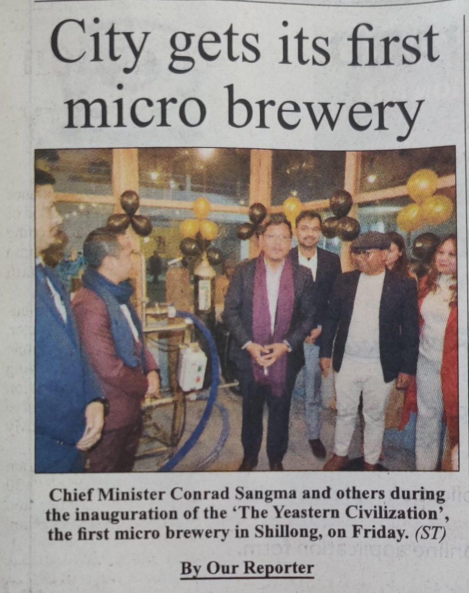 You think Modi has a busy inauguration schedule! Meghalaya's Chief Minister shows up even to the opening of a microbrewery 🤦‍♀️