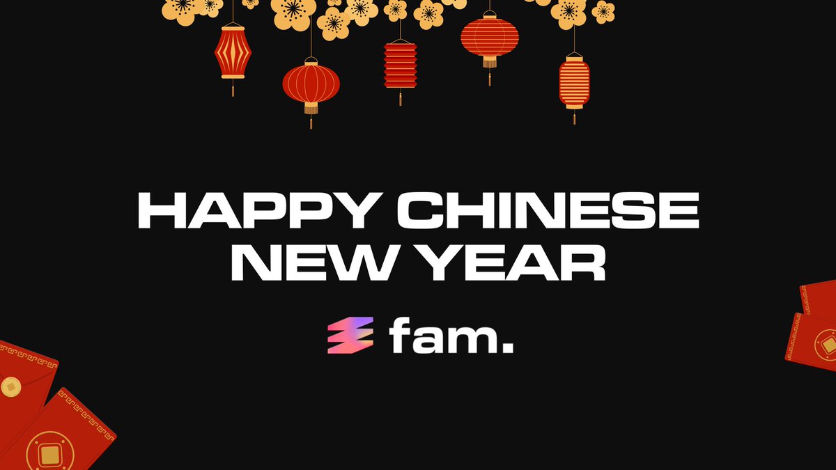 Happy #ChineseNewYear to the fam 🧧🎇

Let’s start the festivities.