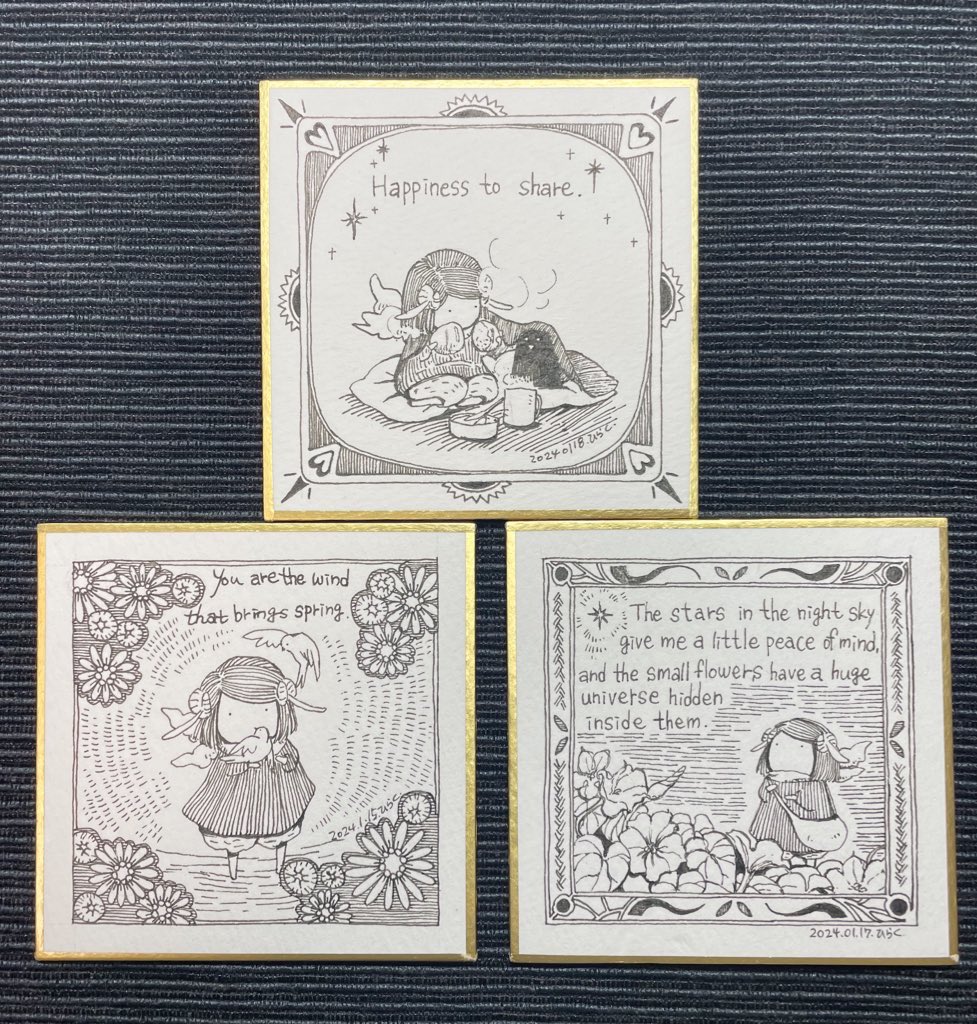 旅暮らしの小さな黒ひつじの絵本と原画、ポストカード等。
見に来て頂けたら嬉しいです✨🐑
https://t.co/c7wCl5CRbh
#Pavot
#毎月10日の絵描き通販づくし祭_2402