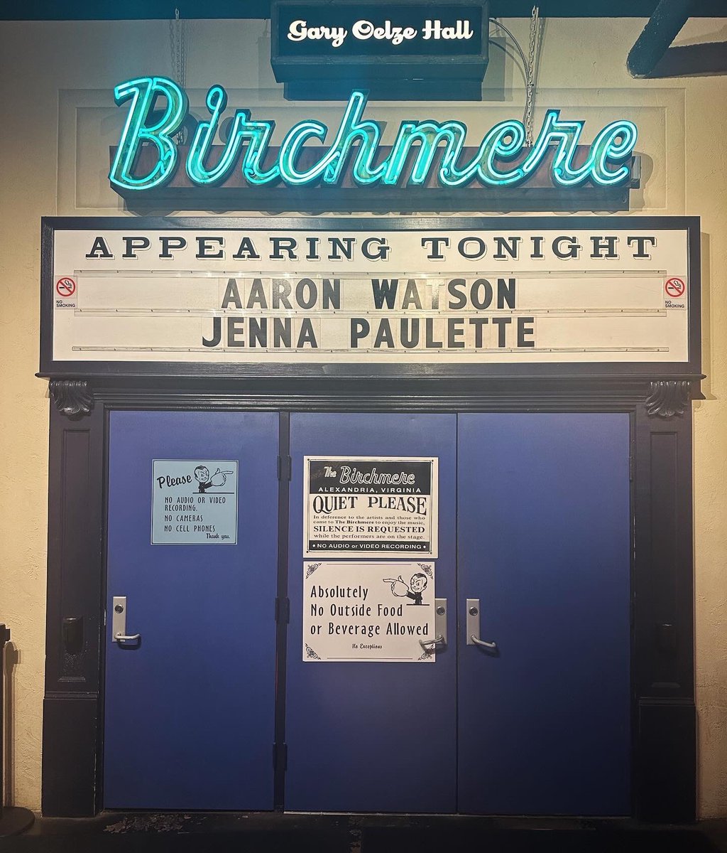 BigBMack33's tweet image. @aaron_watson puts on a great great show! #Birchmere #AaronWatson
