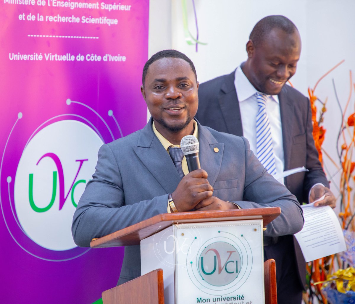 MuhamadADEBAYO's tweet photo. Première soutenance de thèse à l' @uvciv : Mention Très Honorable pour une innovation des examens en ligne avec les algorithmes de deep learning. Bravo ��🏽à Dr YAO KONAN qui a obtenu la mention très honorable avec les félicitations du jury. https://t.co/ImRME7FlR4