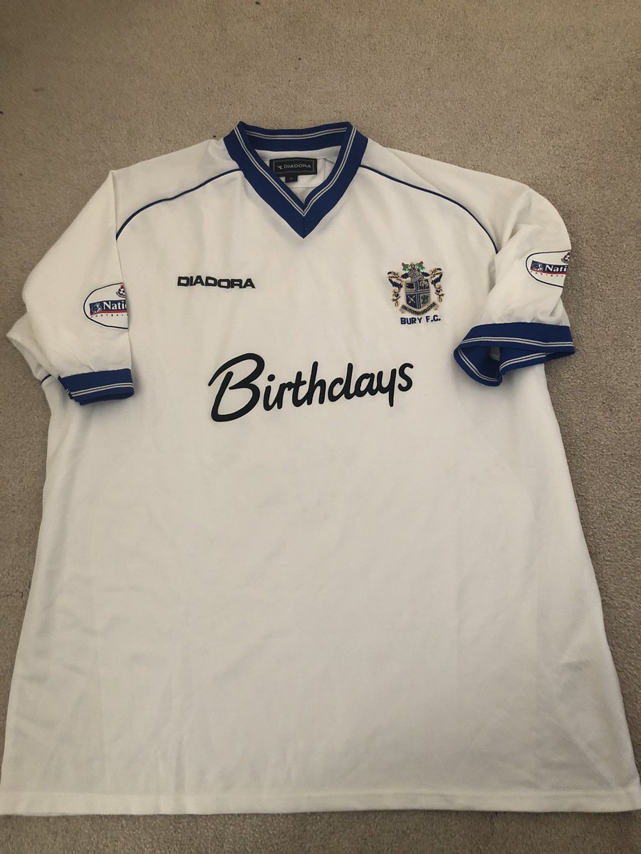 Bury FC Match Worn Shirts tweet media