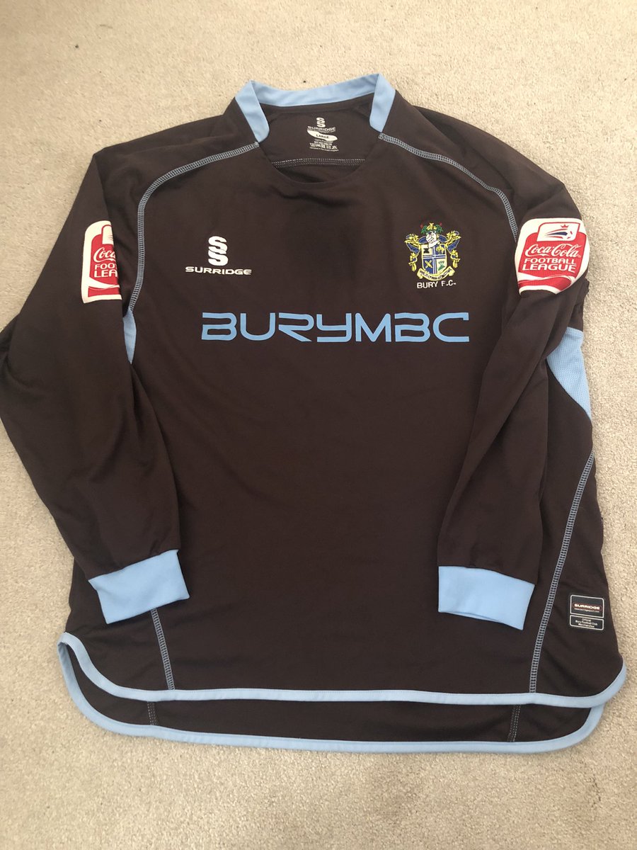 Bury FC Match Worn Shirts tweet media