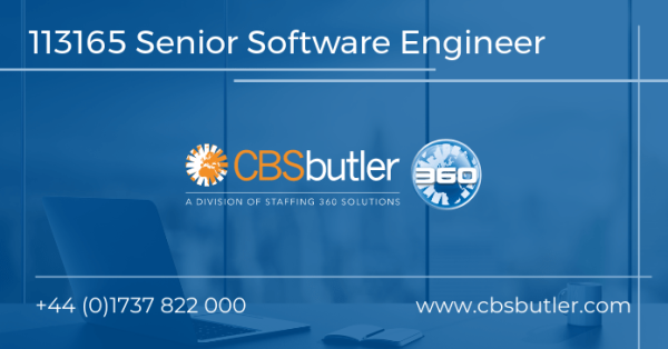 CBSbutler's tweet photo. Get in touch! 113165 Senior Software Engineer, 525 - 565 GBP per day - #Aldershot. https://t.co/qmmo6c2UKd https://t.co/YgJQf0zgff