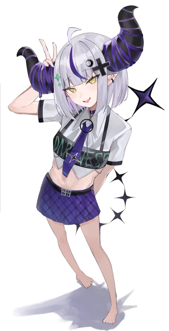 新衣装ラプ様#laplus_artdesu 