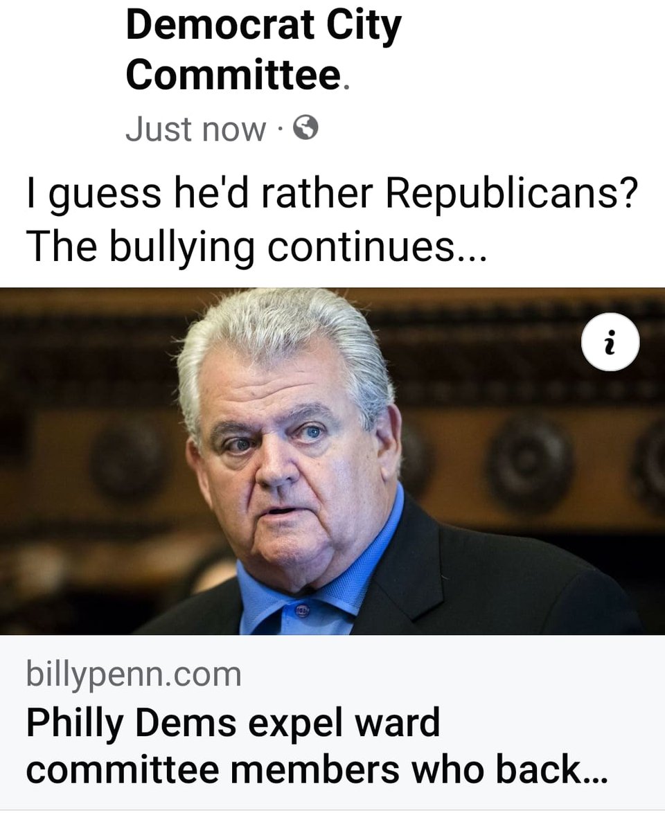 The Dems won yet he still want to disenfranchise duly elected committee people? He is going to cost <a href="/JoeBiden/">Joe Biden</a> the election with his bullying!