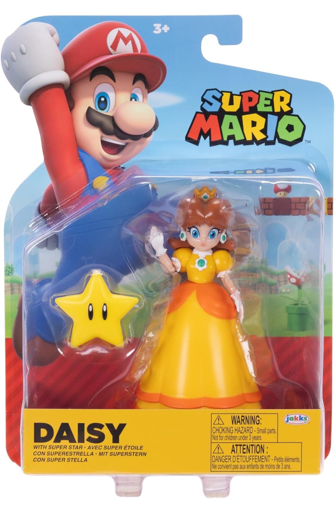Figure Super Mario - Luigi con Stella